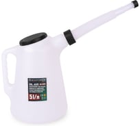 Емкость мерная пластиковая для заливки масла с крышкой, 5 л Rockforce RF-887C005(17042)