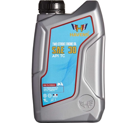 Масло 2T SAE 30 API TC JASO FC 1L HAVENS H2T30TCFC1
