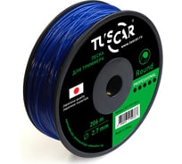 Леска для триммера Round blue, Professional, 2.7 мм, 206 м, JQ TUSCAR 10111727-206-4