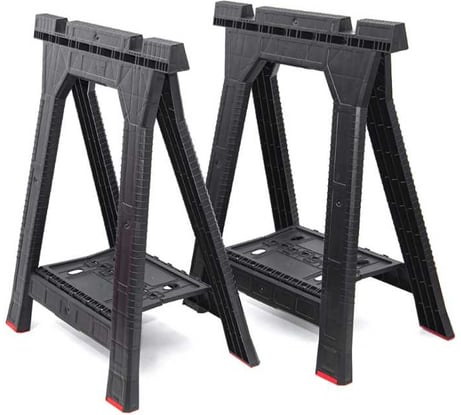 QBRICK строительные козлы 2 шт + коннекторы SYSTEM Sawhorse 2631-47