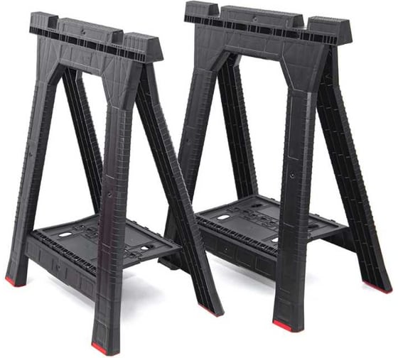 QBRICK строительные козлы 2 шт + коннекторы SYSTEM Sawhorse 2631-47