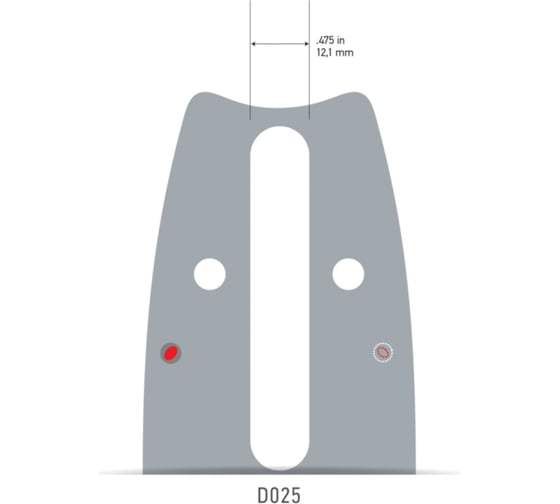 Шина VersaCut (16 дюймов; 1.6 мм; 3/8) OREGON 183VXLHD025