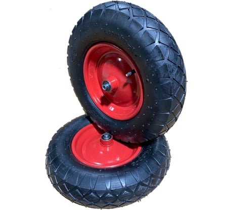 Колесо надувное 4.00x8 F 12 GEVA TRADE 2PR480/8/12/90/BLACK/RED