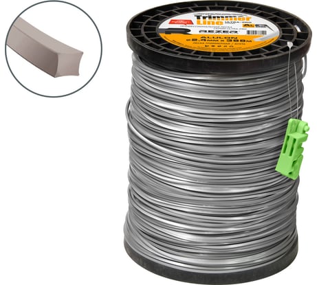 Леска ALULON (2.4 мм; 398 м; квадрат) Rezer 03.007.00005