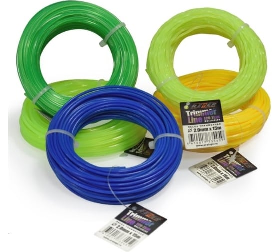 Леска ECO-TRIM MULTICOLOR (2.4 мм х15 м) Rezer 03.007.00137 1