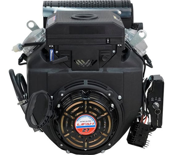 Двигатель LF2V78F-2A PRO(4500), 27 л.с., D25 мм, 20А, датчик давл./м, м/радиатор, ручн.+электр. зап LIFAN 00-00158184