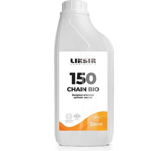 Биоразлагаемое масло для цепей CHAIN BIO 150 1 л LIKSIR 205504 1