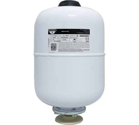 Бак расширительный HY-PRO (8 л; 10 Бар; 3/4 "G; -10 + 99 С; вертикальный) Zilmet 11H0000800