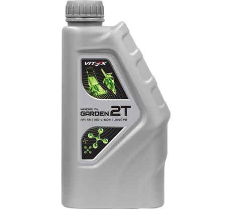 Масло моторное минеральное Garden 2T (1 л; API TC; ISO-L-EGB; JASO FB) VITEX V334401