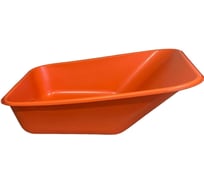 Кузов для тачки строительной Премиум 120 л, оранжевый ООО РВ Пласт 0251