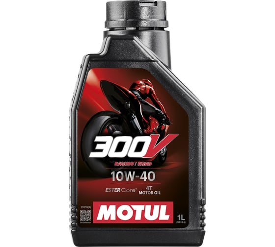 Моторное масло 300V 4T FL ROAD RACING 10W-40 1 л MOTUL 112667