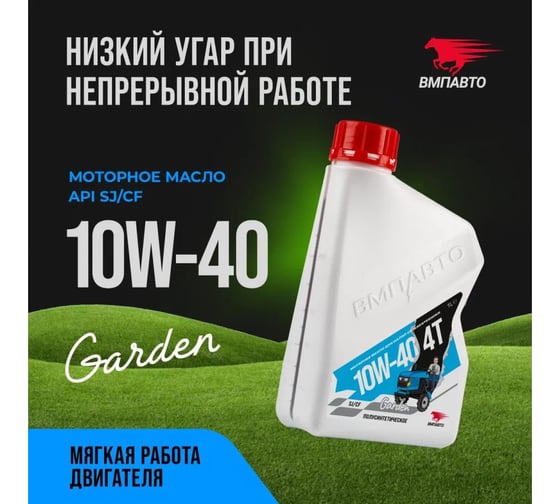 Масло четырехтактное ВМПАВТО 10W-40, SJ/CF, 1л канистра 9311