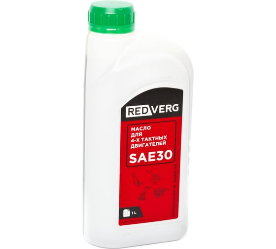 Масло минеральное 4-тактное (1 л; SAE 30) REDVERG 5017607