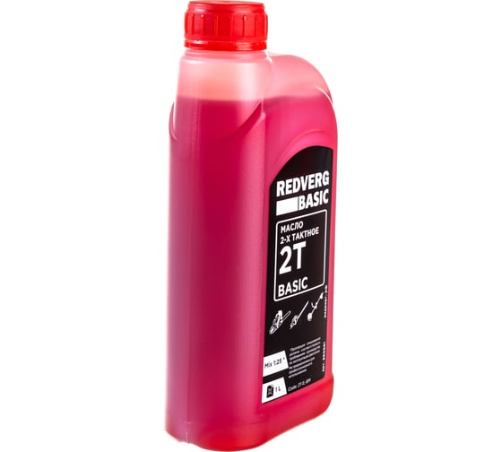 Масло минеральное 2-х тактное Basic 1 л REDVERG 6662687