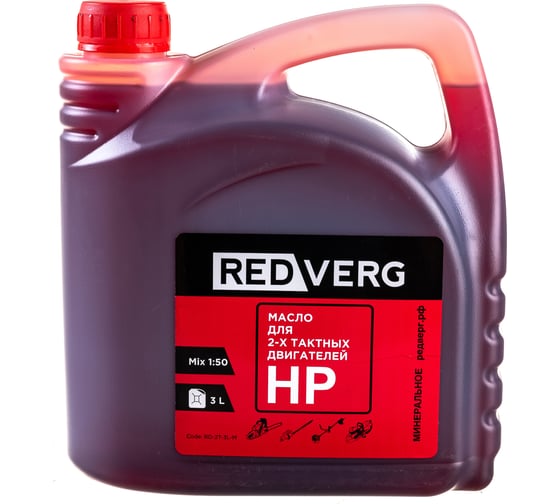 Масло 2-х тактное 3 л REDVERG 5016776