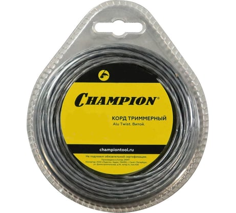 Корд триммерный Alu Twist (2.4 мм; 40 м; витой) CHAMPION C7063
