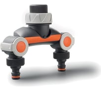 Адаптер 2-х канальный быстрого соединения на кран 3/4 GF  GF80005073