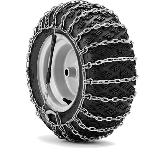Цепи на колеса 155х50-8" пара для райдеров R 112C и R 112C5 Husqvarna 5856645-01
