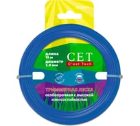 Леска CET для триммеров Звездочка 3 мм х 15 м СТ-30701