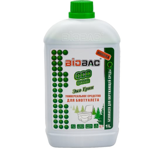 Средство универсальное для биотуалета 1 л BIOBAC ECO GREEN 1