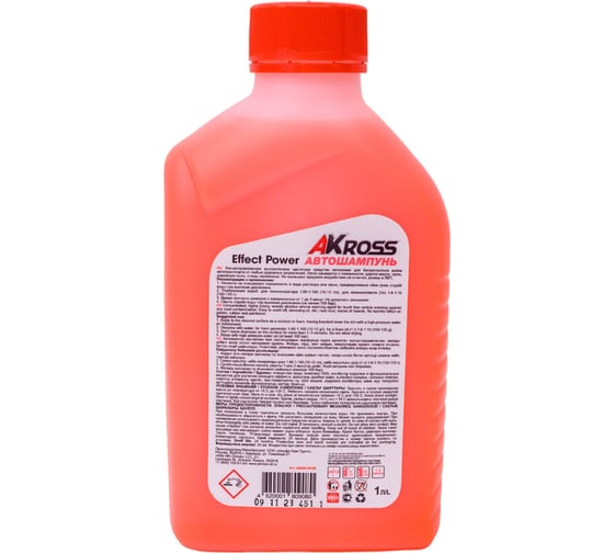 Шампунь для бесконтактной мойки Effect Power 1 л AKross AKS0019COS