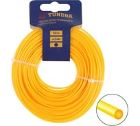 Леска (50 м; 2 мм; сечение круг; нейлон) для триммера TUNDRA 5443145