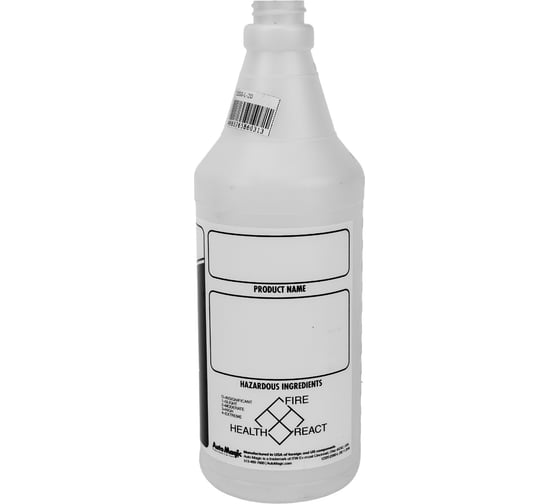 Химостойкая бутылка с мерной шкалой HD Safety Bottle 1 л AutoMagic 2000-L-20