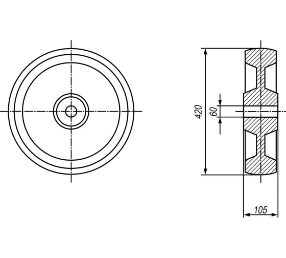 Комплект колес пневматических EMES TSKRH40084PR602RL