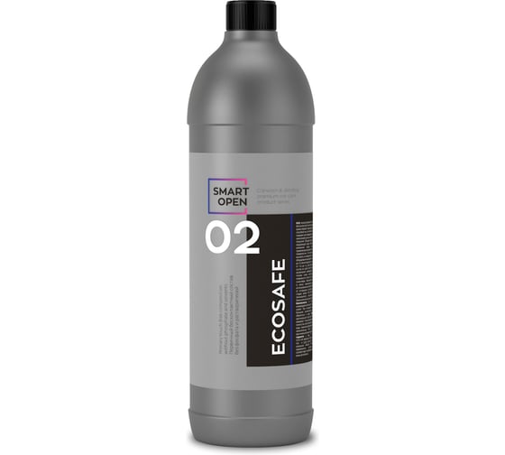 Бесконтактный автошампунь без фосфата для предварительной очистки кузова Smart Open ECOSAFE 02 (Экосейф) 1л 15021 1