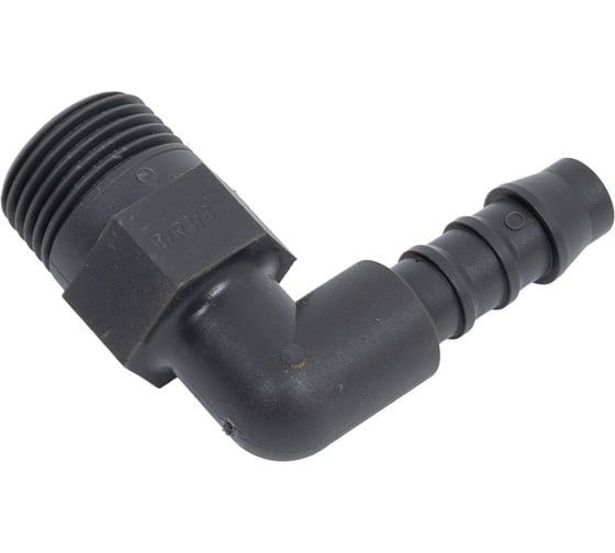 Угловой резьбовой переходник WES 8/R 3/8 PA6 (10 шт) NORMA NR-07308912008
