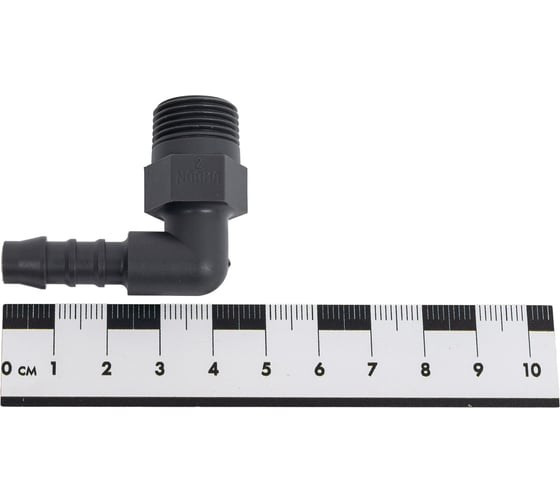 Угловой резьбовой переходник WES 8/R 3/8 PA6 (10 шт) NORMA NR-07308912008