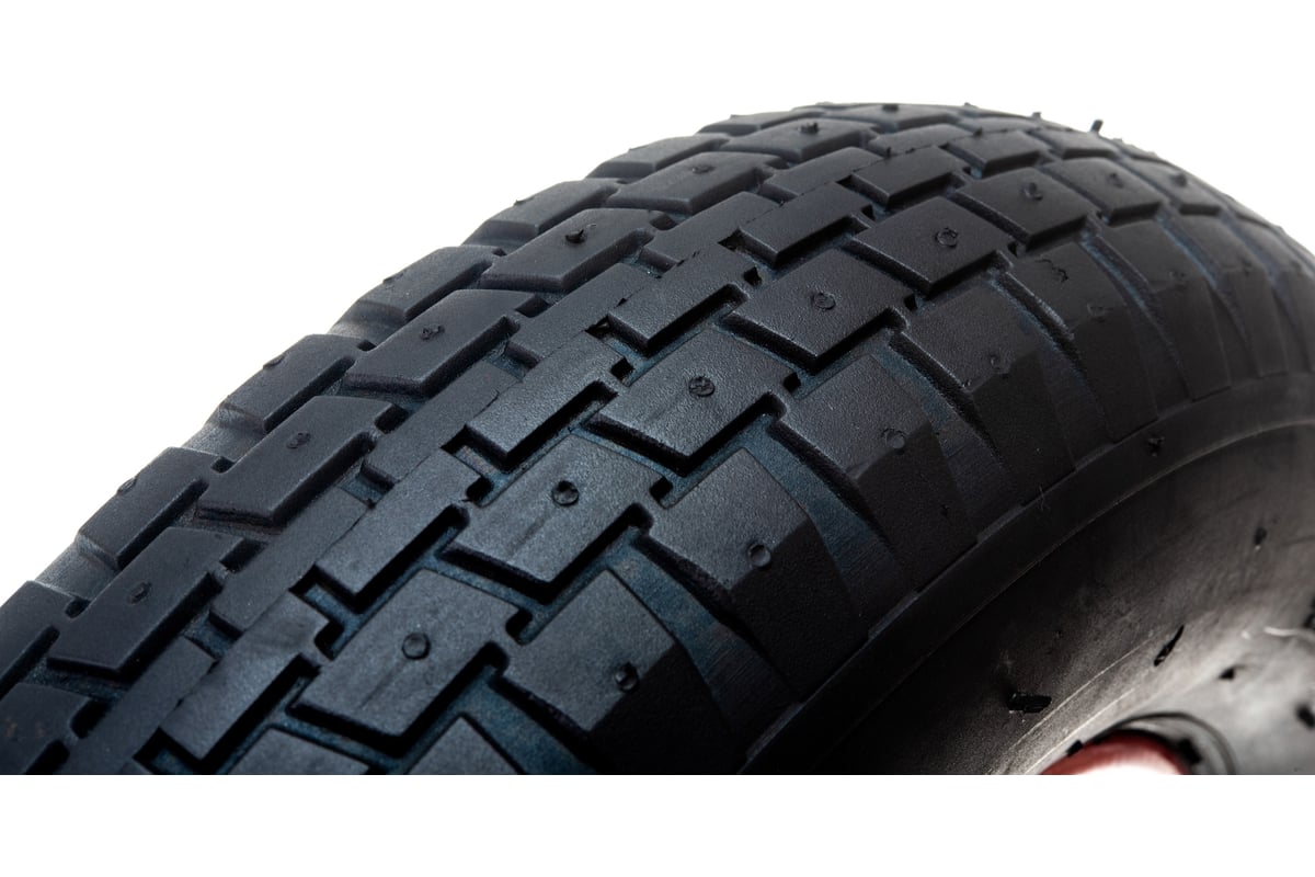 Пневматическое колесо для тачки / тележки (4.00-8, диаметр 380 мм, ось ...