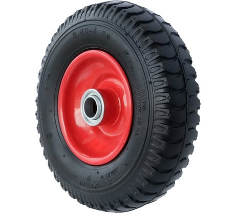 Пневматическое колесо для тачки / тележки (2.50-4, диаметр 210 мм, ось 20 мм, подшипник) А5 PR 1400-20 1000369