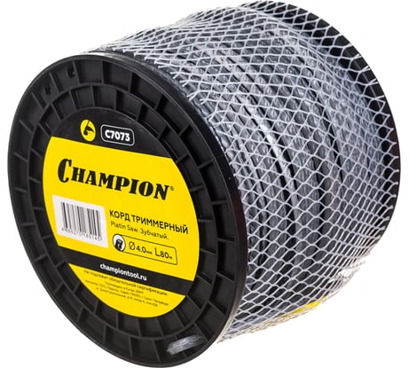 Корд триммерный Platin Saw (4.0 мм; 80 м; зубчатый) CHAMPION C7073