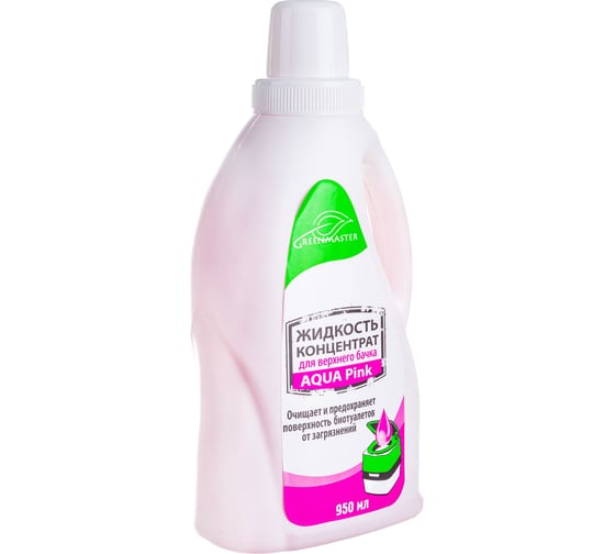 Жидкость-концентрат для верхнего бачка 950 мл GreenMaster GM AQUA Pink 0.95