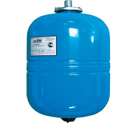 Гидроаккумулятор вертикальный расширительный бак WAV18 18 л для водоснабжения Uni-Fitt WAV18-U