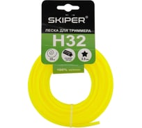 Леска H32 3.5 мм, 15 м, звездочка, желтый SKIPER 00-00008081