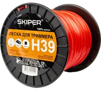 Леска H39 2.0 мм, 350 м, квадратное сечение, красный БОБИНА SKIPER 00-00020786