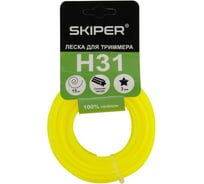 Леска H31 3.0 мм, 15 м, звездочка, желтый SKIPER 00-00008078
