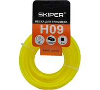 Леска H09 3.0 мм, 15 м, квадратное сечение, желтый SKIPER 00-00007967