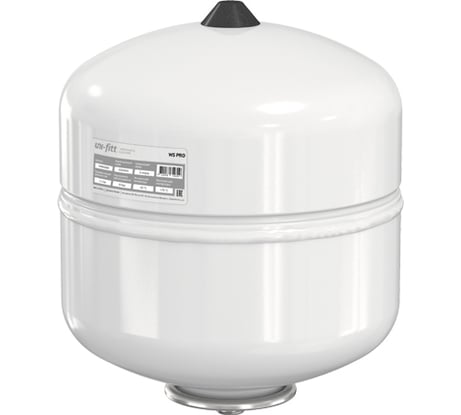 Гидроаккумулятор вертикальный расширительный бак WS PRO 8 л для водоснабжения Uni-Fitt 900W0008