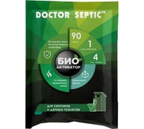 Биоактиватор для септиков выгребных ям и дачных туалетов 90 гр Doctor Septic DS90