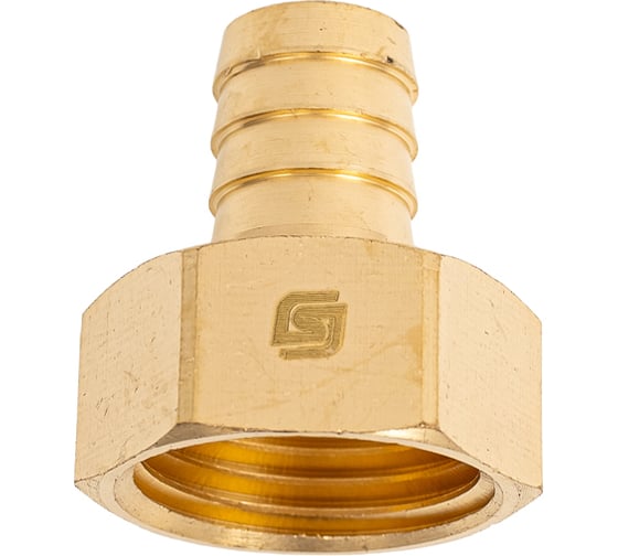 Переходник для шланга SantechSystems латунь, Дн12x1/2" ВР, неразъемный 018-2089