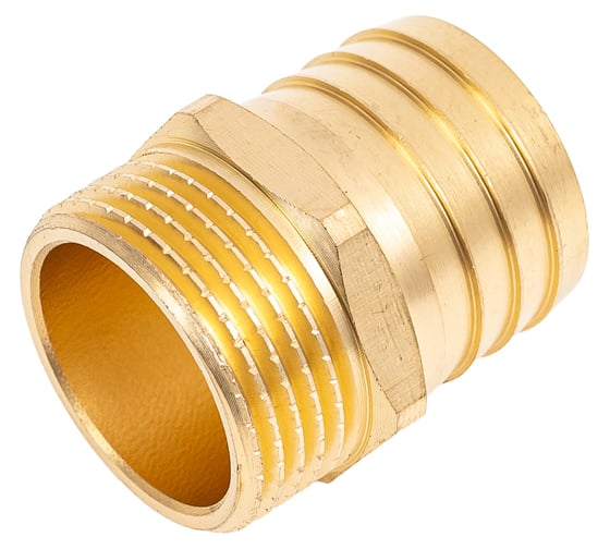 Переходник для шланга SantechSystems латунь, Дн25x3/4" НР, неразъемный 018-2102