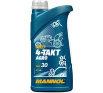 Минеральное моторное масло для садовой техники 4-TAKT AGRO SAE 30 1 л MANNOL 1440