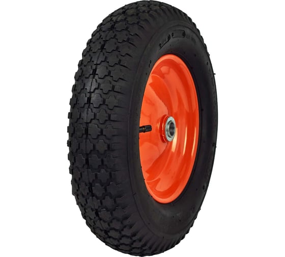 Колесо для тачки 4.00-8 (20x65) (подходит для старых тачек 2x120) SKIPER 00-00023888