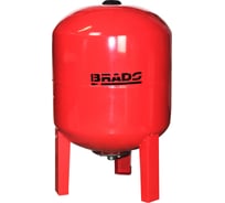 Гидроаккумулятор T-80V 80 л, вертикальный, сталь, 6 атм BRADO 00-00014485