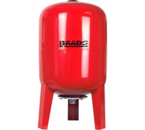 Гидроаккумулятор T-50V 50 л, вертикальный, сталь, 6 атм BRADO 00-00014484