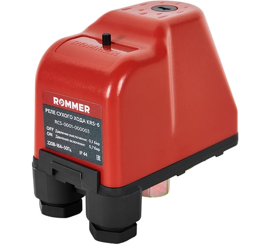 Реле сухого хода KRS-6, 1/4" ROMMER RCS-0001-000003 RG0092KUTIBETQ 1