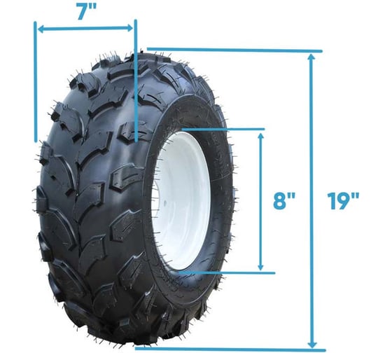 Колесо 19x7-8 для культиватора BRADO 00-00010740